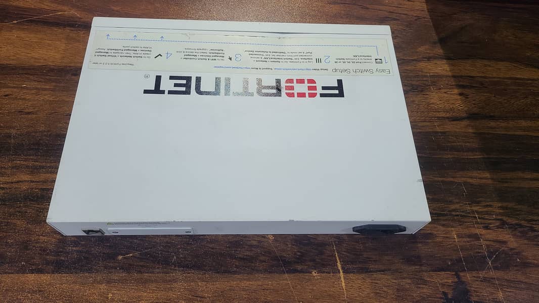 Fortinet FS-124D-POE Forti-Switch PoE managed Branded Used (With Box) 5