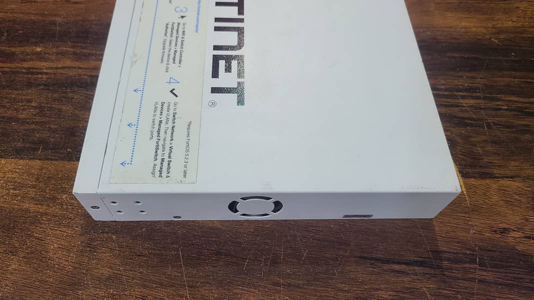 Fortinet FS-124D-POE Forti-Switch PoE managed Branded Used (With Box) 8