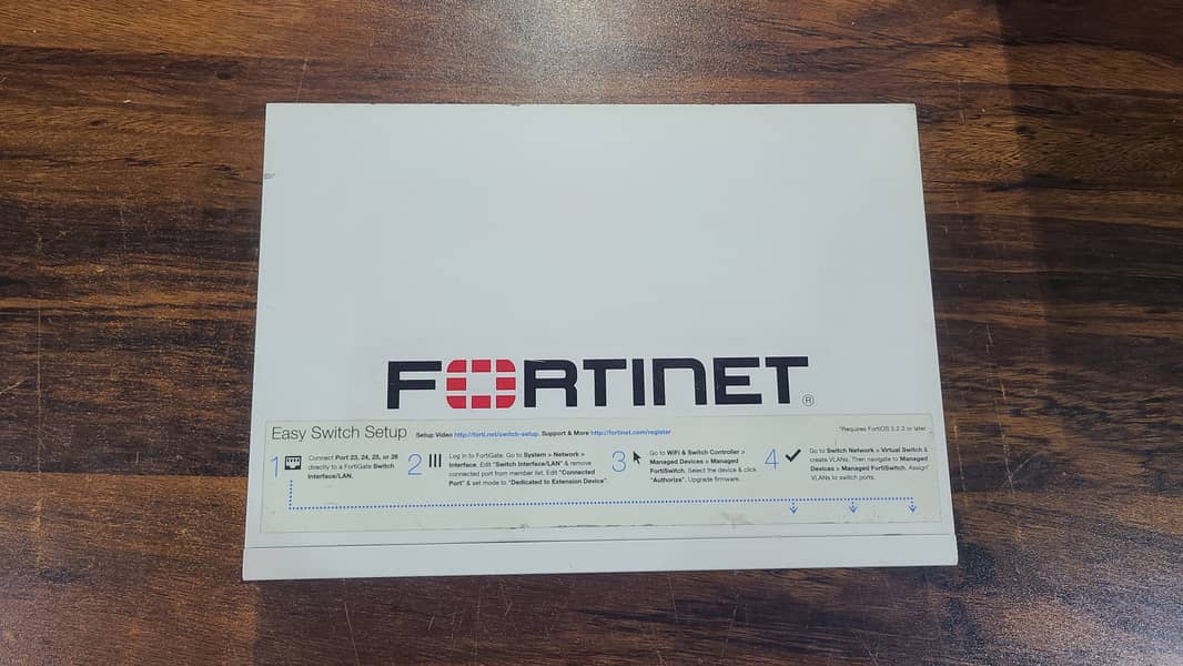 Fortinet FS-124D-POE Forti-Switch PoE managed Branded Used (With Box) 14