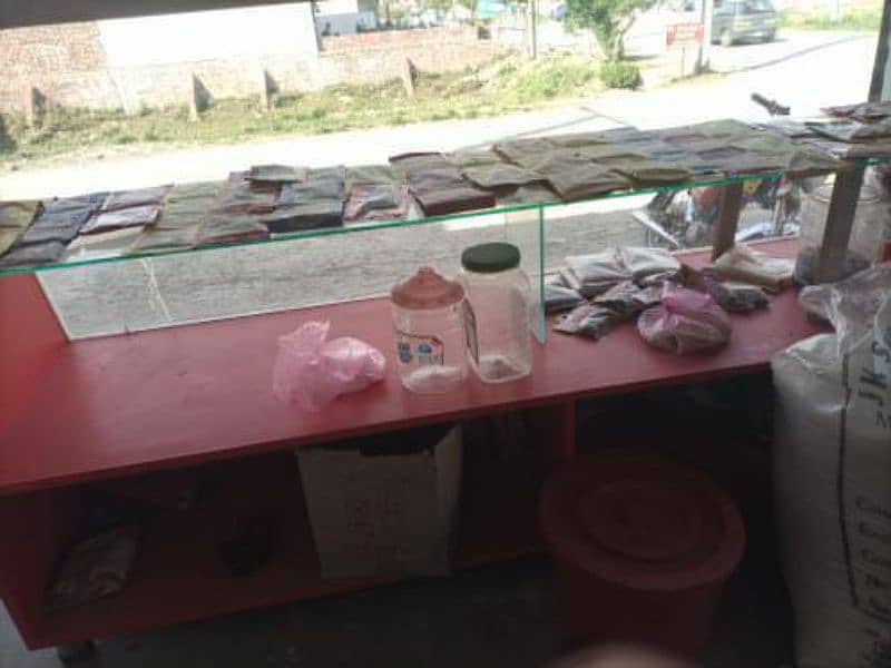 Shelves and Wooden Counter 1