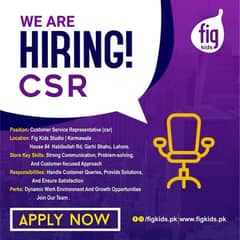 Hiring CSR team