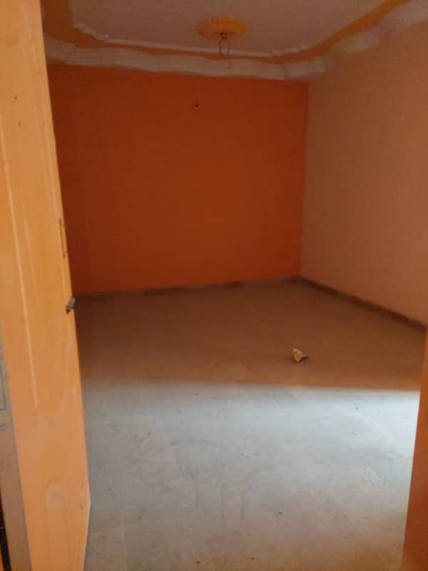 Flat for sale 100sq yard in main road Allah wala town korangi crossing 1