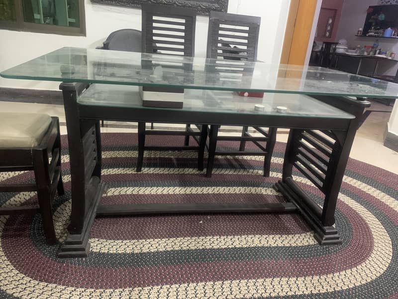 Dark Brown Dinning Table 2