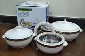 imported hotpot set of three