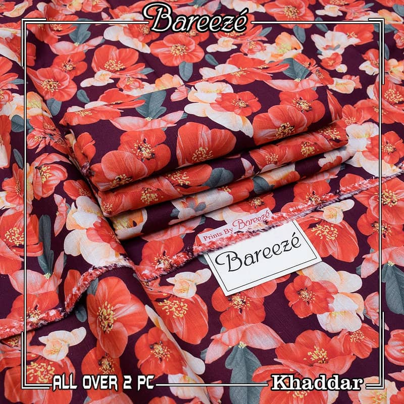  KHADDER KAYSERIA MAGIC IN PRINT 2pc. With free home delivery. 1