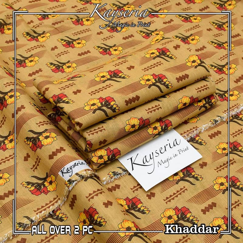  KHADDER KAYSERIA MAGIC IN PRINT 2pc. With free home delivery. 4