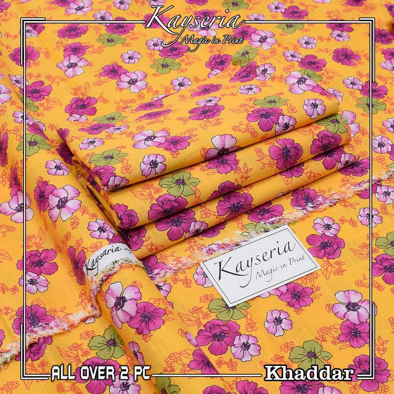  KHADDER KAYSERIA MAGIC IN PRINT 2pc. With free home delivery. 7