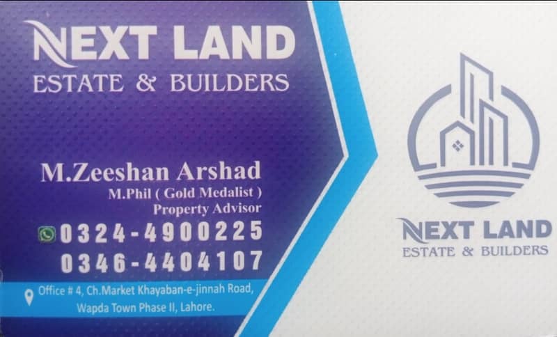 10 Marla New House On 60 Feet Road ( Corner + Facing Park ) In Gulshan e Lahore Society 1