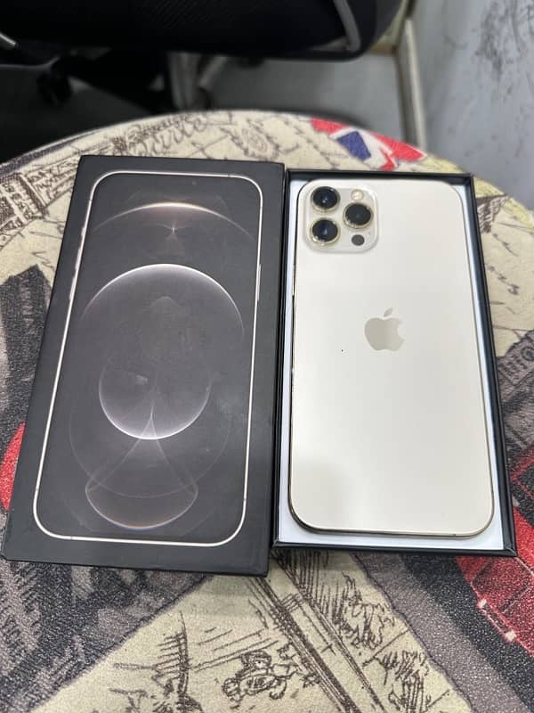 Iphone 12 Pro Max PTA approved 256 GB Golden 1