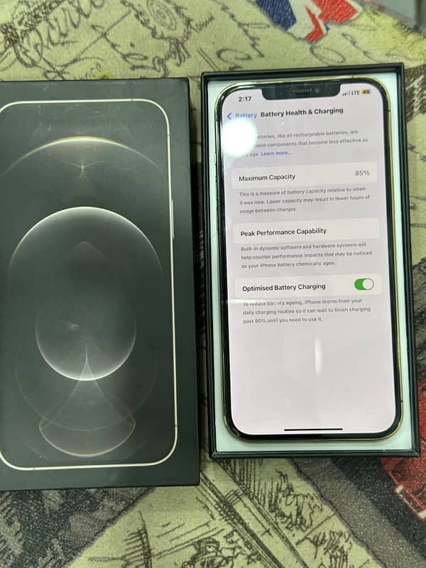 Iphone 12 Pro Max PTA approved 256 GB Golden 8