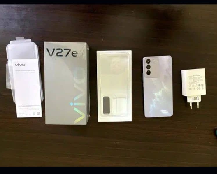 vivo v27e 8GB+8GB 256GB ram full box 10 by 10 5