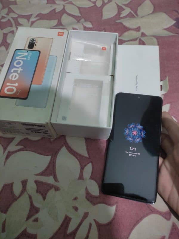 Redmi note 10 pro with box 0