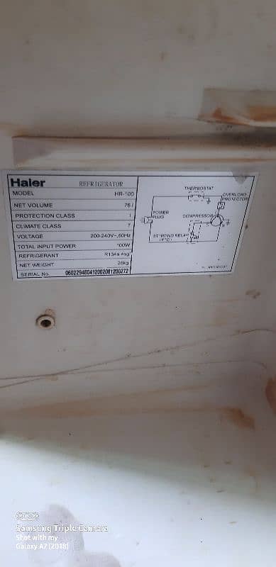 HAIER REFRIGERATOR 5