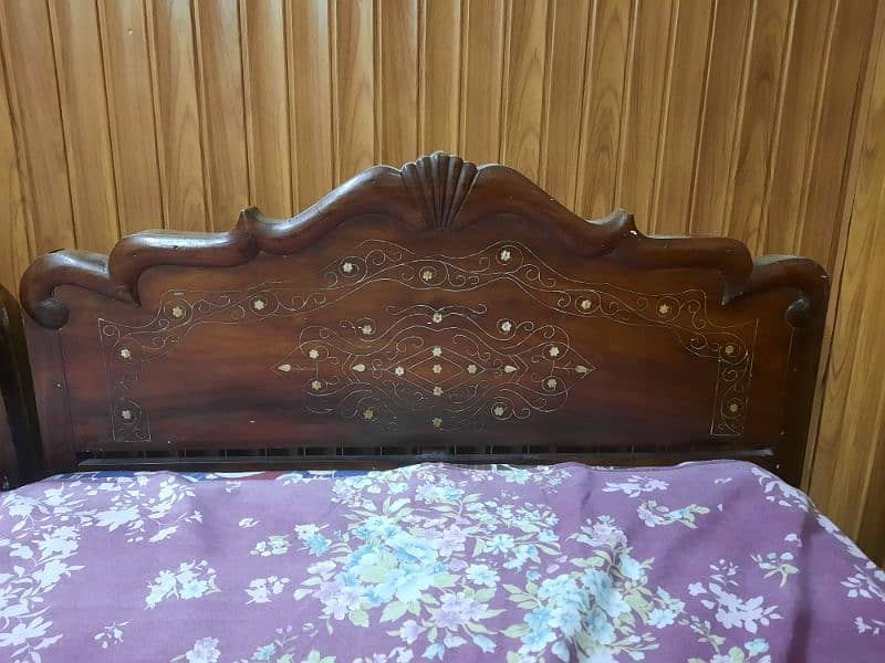 2 single bed set (Tali wood) 0