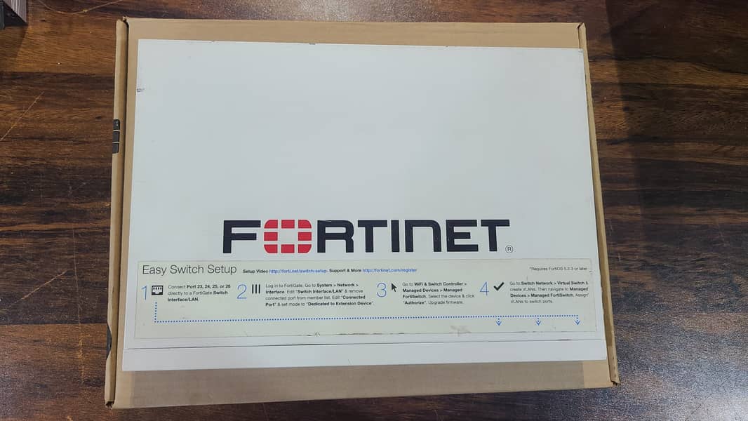 Forti-Switch | Fortinet FS-124D-POE managed Branded Used (With Box) 10