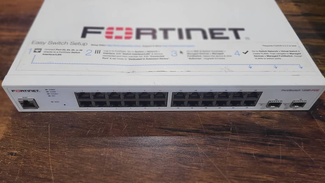 Forti-Switch | Fortinet FS-124D-POE managed Branded Used (With Box) 11