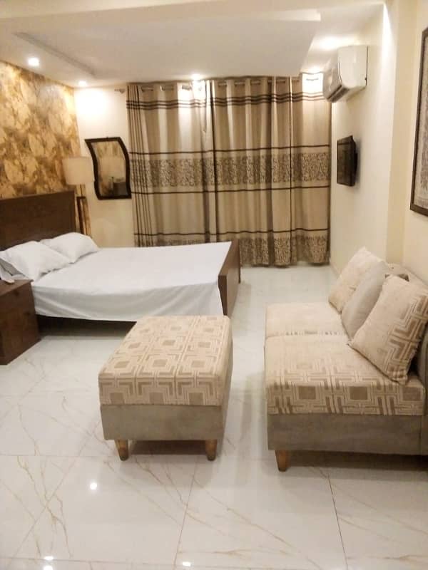 Fully Furnished Luxury Studio Apartment Is Available For Sale In Nishtar Block Nearest to Eiffel Tower Bahria Town Lahore 1