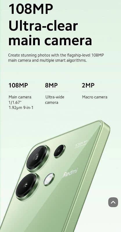 Redmi Note 13.8/256  colour-Mint Green 2