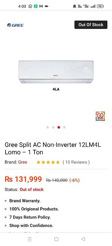 gree ac split heat and coll 2