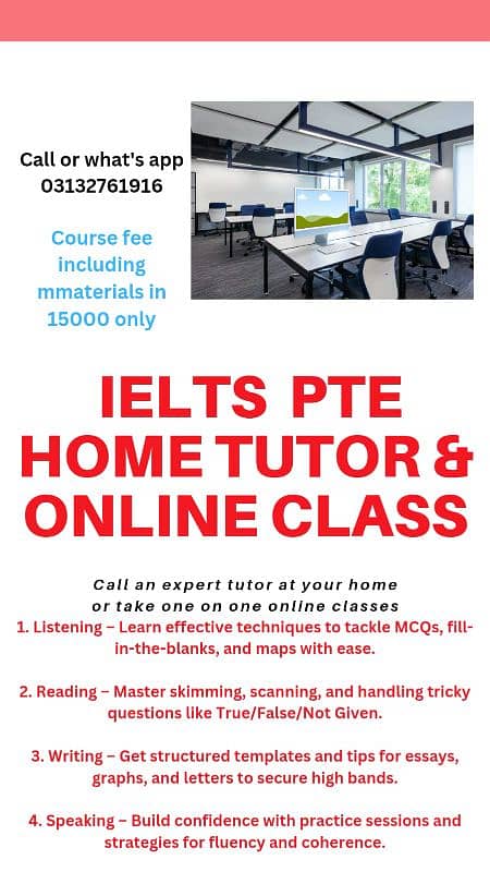 PTE IELTS Online Classes & Home Tutoring for High Scores 0