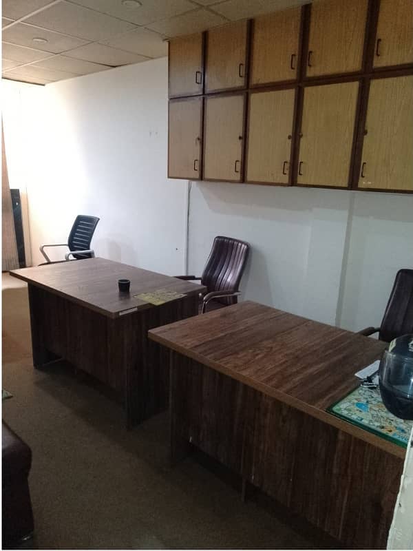 Fully Furnished Area 230 Square Feet Office Available For Rent Real Pictures in Main Boulevard Road Gulberg 3 Lahore 1