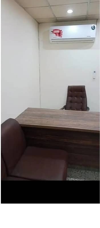 Fully Furnished Area 230 Square Feet Office Available For Rent Real Pictures in Main Boulevard Road Gulberg 3 Lahore 3