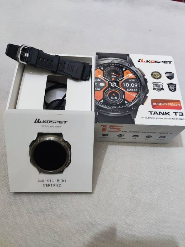 Original Kospet Tank T3 smart watch (Rugged watch) 0