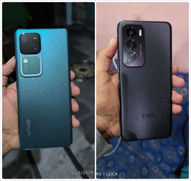 OPPO Reno 12 12/512 and Vivo V30 12/256 just box open 0