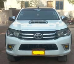 toyota Revo white totally original karachi number