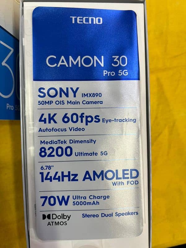 comon 30 pro 5G 512Gb 12+12 Ram 2