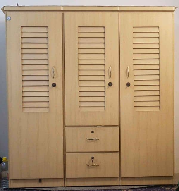 Wooden Bed With Wardrobe 3