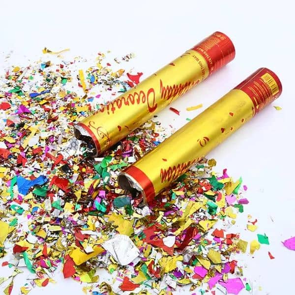 party popper for wedding'Birthday party'Engagements. 7 small 5 large 0