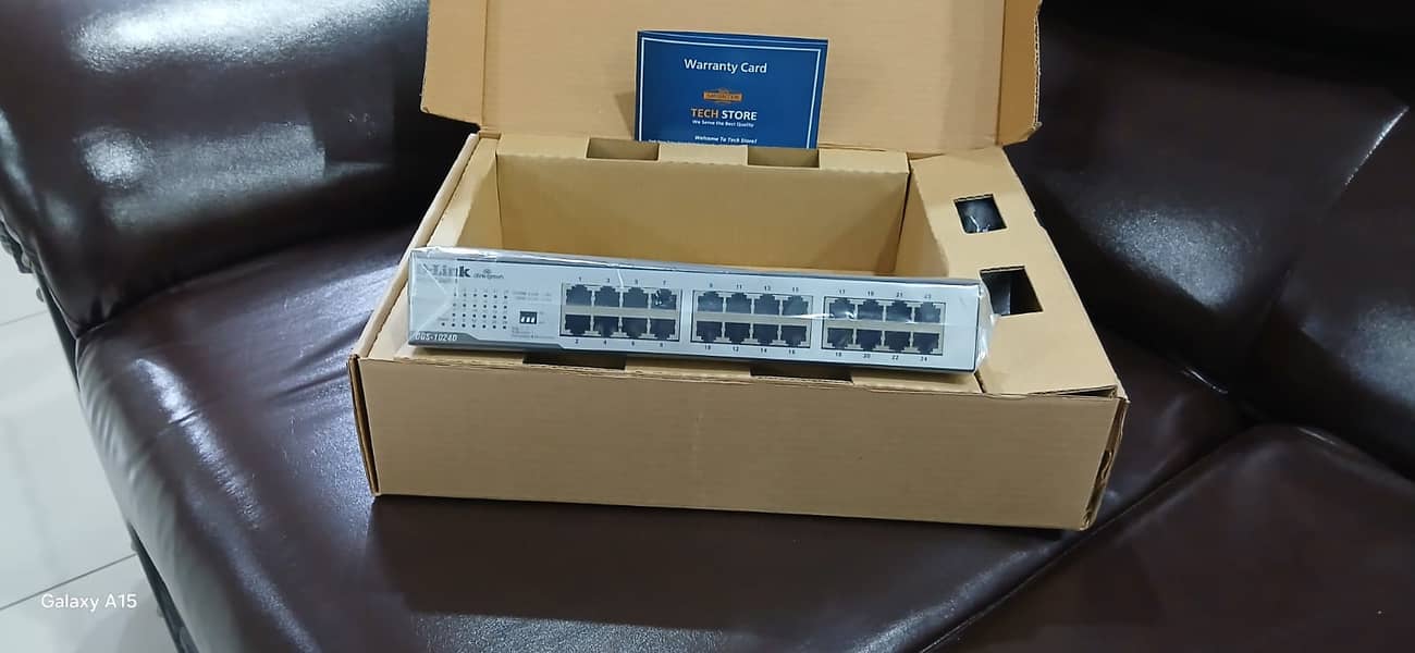 D-Link DGS-1024 Gigabit Un-managed Desktop-Switch | 24-Port (With Box) 6