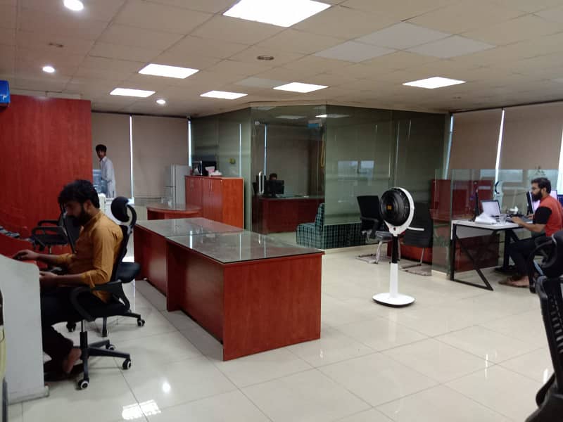 Furnished Office For Rent In Gulberg Main Boulevard MM Alam 5