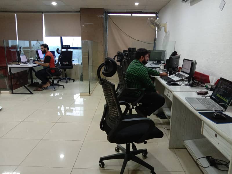 Furnished Office For Rent In Gulberg Main Boulevard MM Alam 6