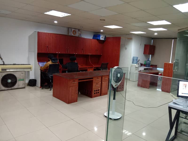 Furnished Office For Rent In Gulberg Main Boulevard MM Alam 7