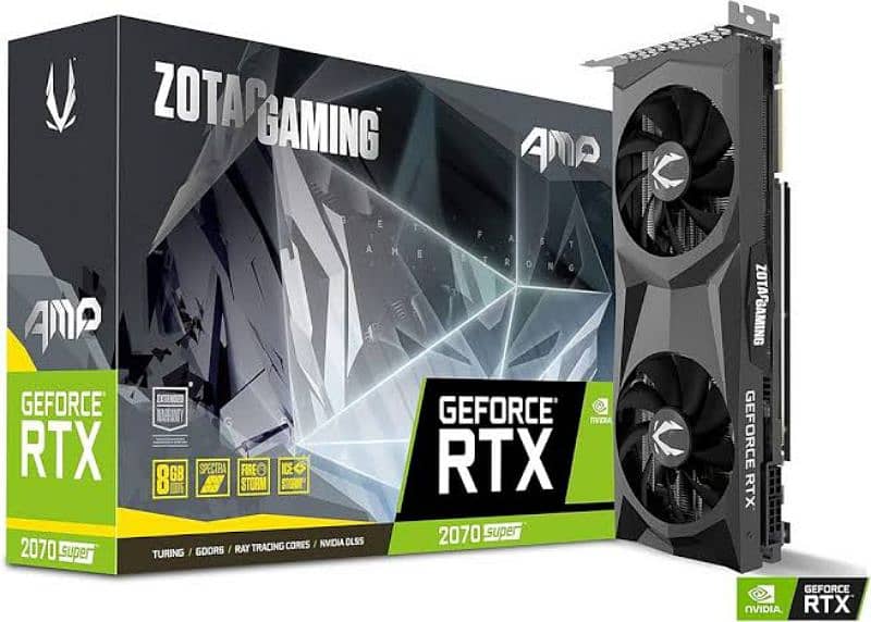 NVIDIA RTX 2070 SUPER ZOTAC EDITION 8GB CARD 0