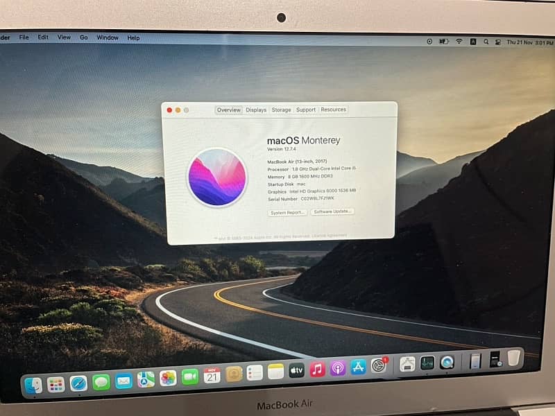 MacBook Air 2017 Model 3