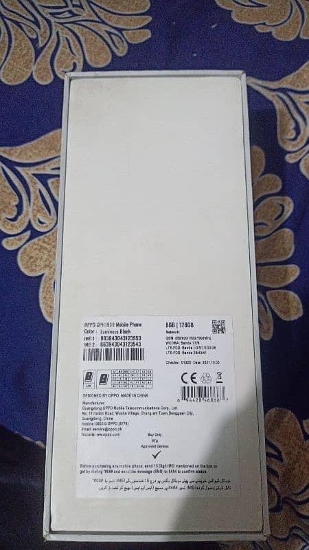 oppo reno 2f with box and charger original phone 5