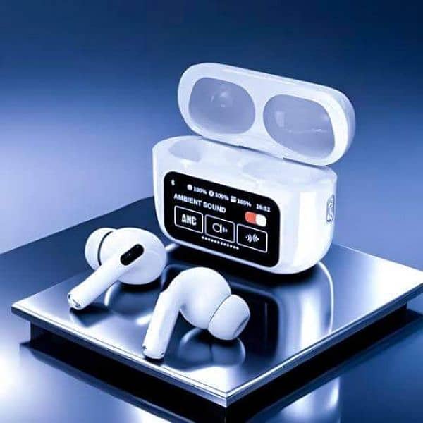 Latest A9 Airpods Earbuds with LED Display Best Quality at a Low Price 0