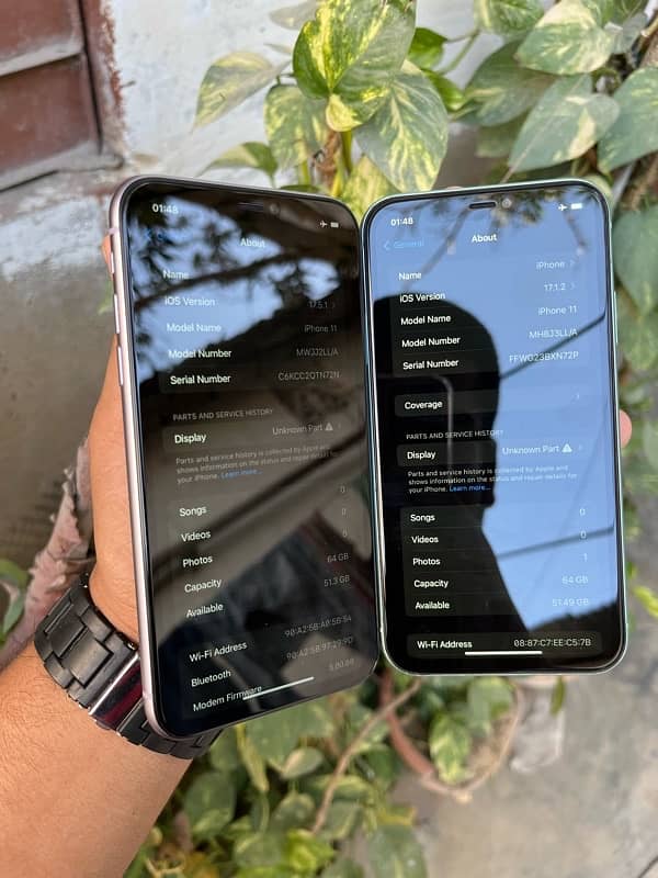 iPhone 11 64Gb Factory 4Months Sim Time Display Msg all Oky. . !!! 7