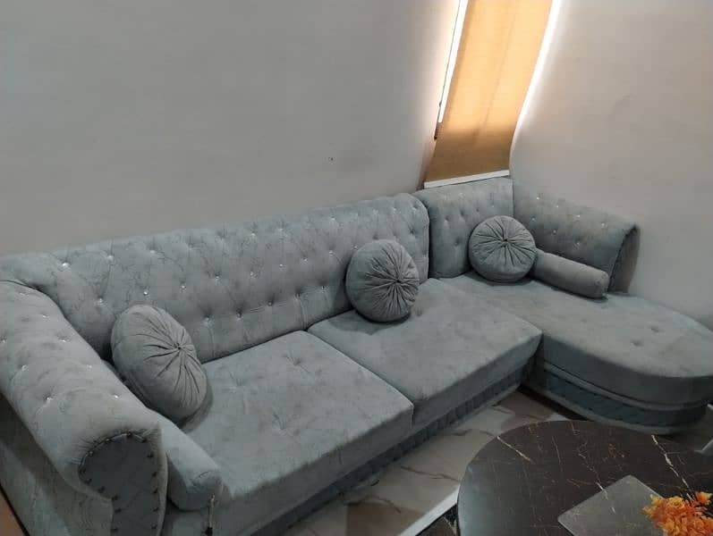 L Shaped Sofa Or Table Full Set Best for Daring room 4