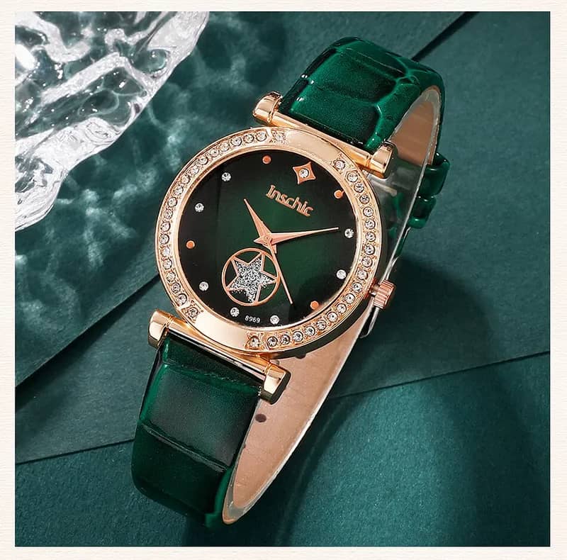 5 Piece set Fashion Women Quartz Watch 4