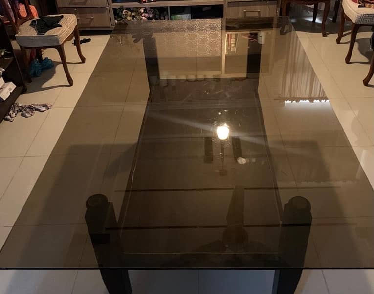 Dining table with center tables in mint condition 1