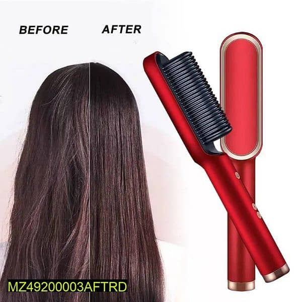 professional hair straightener brush 1