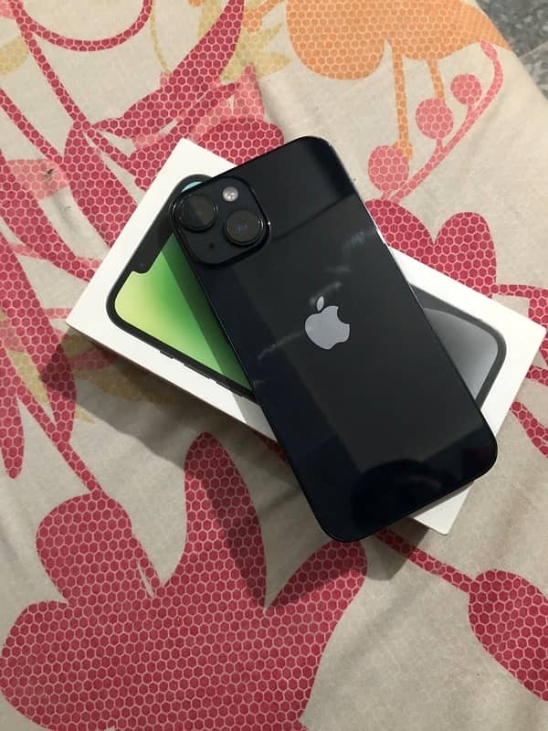 iPhone 14 100 battrey health with orignal box 1