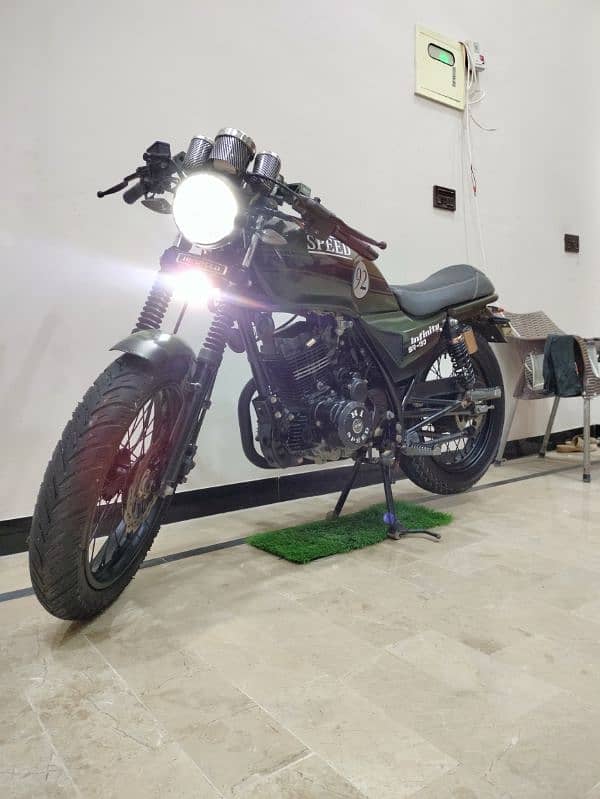 hi speed infinity 150 cc 2020 cafe racer Better Than CG 125 2