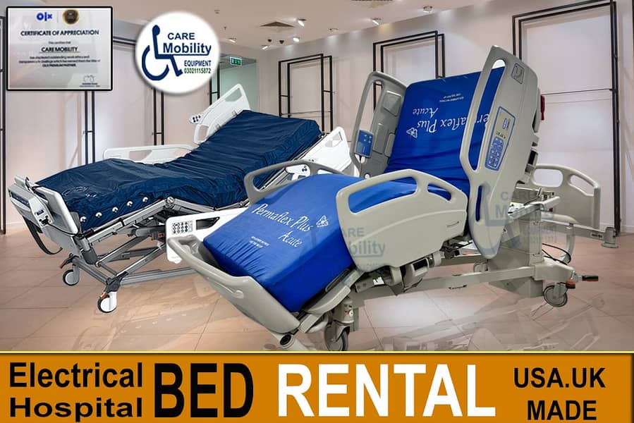 Surgical Bed , Hospital Bed , Patient Bed , Electric bed on Rent 4