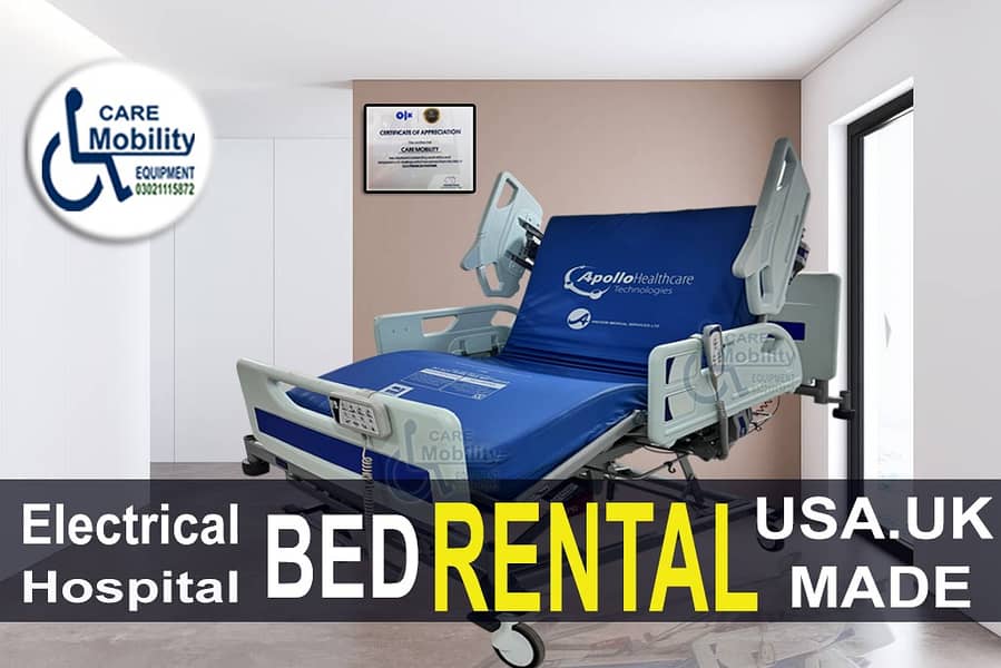 Surgical Bed , Hospital Bed , Patient Bed , Electric bed on Rent 6