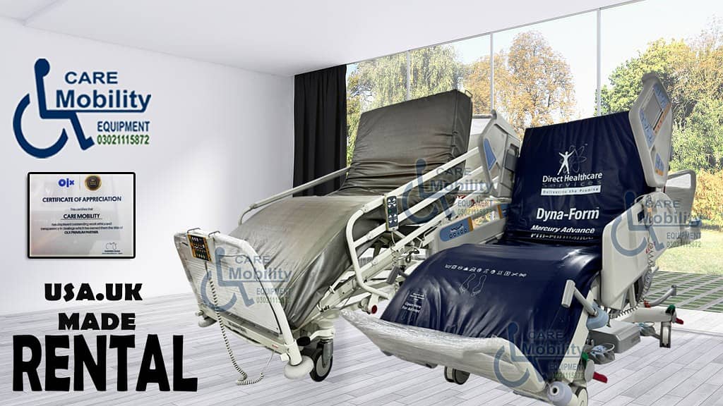 Surgical Bed , Hospital Bed , Patient Bed , Electric bed on Rent 8